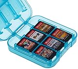 Aufbewahrungsbox für Nintendo-Switch-Spiele; edles Design; Farbe: Blau