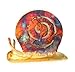 Produktbild Snail multi-coloured recycled metal wall hanging, height 10cm - fair trade and hand made from copper and tin for Tumi in Mexico by Tumia LAC