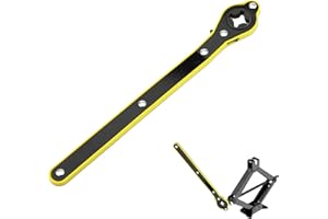 GENERICO Chiave a cricchetto Jack, Chiave a cricchetto Jack per auto | Strumento manuale per chiave a cricchetto Jack,Chiave di sollevamento per martinetto per pneumatici a risparmio di manodopera, strumento d