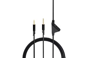 Xingsiyue Cavo di Controllo del Volume di Ricambio per ASTRO A10 / A40 / A30 / A50 / Logitech G233 / G433 Cuffie da Gioco Cablate (2 m / 6.6 piedi)