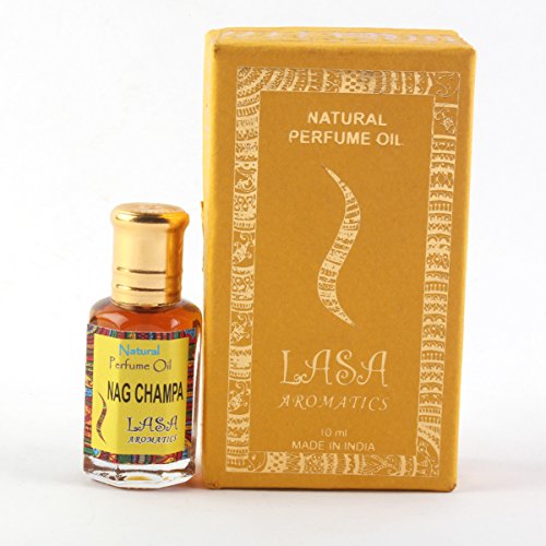 Lasa Aromatic Natural Perfume Oil Nag Champa Fragrance 100% Pure and Natural - 10 ml