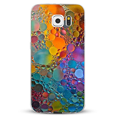 JEPER Funda Galaxy S6/S6 Edge/S6 Edge Plus/S7/S7 Edge Carcasa Silicona Transparent Protector TPU Ultra-Delgado Anti-Arañazos Mármol Case Teléfono Galaxy Funda (Samsung Galaxy S7 Edge, Mármol 07)