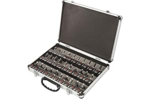 Trend 30 Piece Router Bit Starter Set, 1/4 Inch Shank, Tungsten Carbide Tipped, Aluminium Case Included, SET/SS31X1/4TC