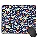 Produktbild Mouse Pad Cute Cartoon Shark Fans Rectangle Rubber Mousepad 8.66 X 7.09 Inch Gaming Mouse Pad with Black Lock Edge