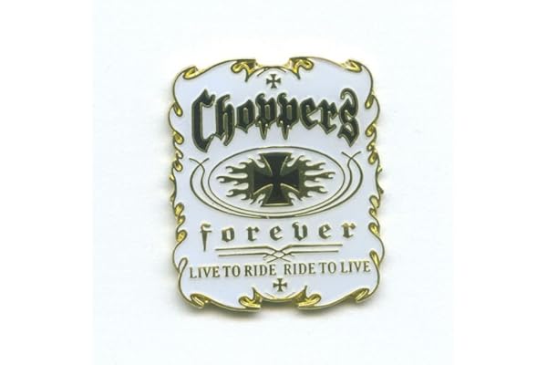 hegibaer 0035 Pin’s en métal style biker avec inscription Choppers Forever