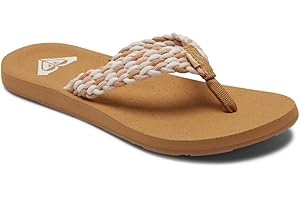 Roxy Porto, Zapatos de Playa y Piscina para Mujer, Blanco (Natural Nat), 37 EU