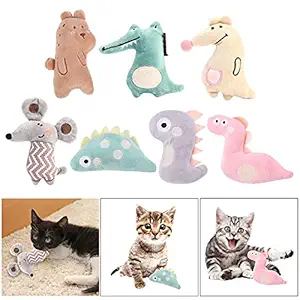 GlobalNiche Cat Kitten Toothbrush Catnip Molar Stick Teeth Cleaner Toy Bear