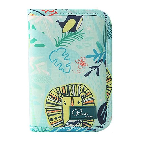 Gtrip, Portefeuille passeport  Vert Animalzoo Green, M m