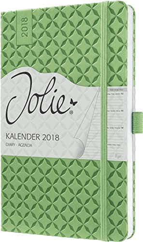 Preisvergleich Produktbild Sigel J8113 Wochenkalender Jolie 2018, ca. A5, grün - viele Modelle