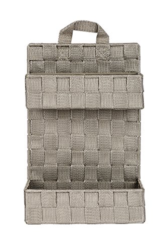 Wenko 22794100 Organizer Adria Mini Badkorb, Aufbewahrungskorb, 2 Etagen, Polypropylen, taupe, 9 x 21 x 32 cm - 3