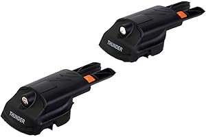 Thunder Carrier TRX1 and TRX2 Roof Rack SPare parts, Foot packs for Raised/Flush Rails, T slot Strips, Foot Seal Inserts, Keys (TRX1 Foot pack Set of 2 (Pair))