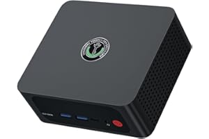 TRIGKEY Mini PC AMD Ryzen 5 6600H (fino a 4,5 GHz, 6C/12T), 16 GB DDR5 RAM + 500 GB ROM SSD PCIe 4.0/HDMI/DP/Type C/WiFi 6/BT5.2