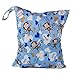 Tinksky Washable Reusable Baby Infant Waterproof Zipper Wet and Dry Diaper Bag