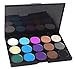 LyDia® 15 COLOURS EYESHADOW PALETTE Smokey Eye Effect Neutral Nude/White Highlight/Brown/Black/Chocolate/Purple/Blue/Green/Grey Silver #3 (15 colours eyeshadow #3)