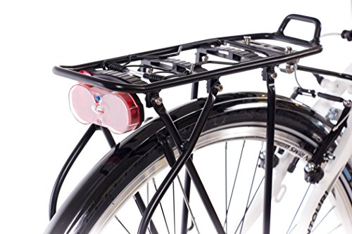 28″ Zoll LUXUS ALU CITY BIKE TREKKINGRAD DAMENFAHRRAD CHRISSON INTOURI LADY mit 24G SHIMANO weiss matt - 8