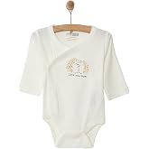 HelloBaby Yenidoğan Kız Bebek Zıbın Body Zarf Yaka Uzun Kol Ekru