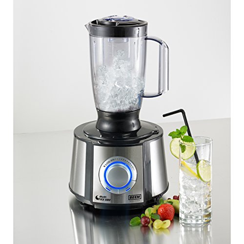 BEEM Multi-FiXX 1300 V2, Multifunktionale-Küchenmaschine mit hochwertigen Edelstahl-Applikationen, Edition Eckart Witzigmann, Edelstahl/Schwarz - 5