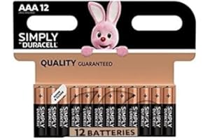 Duracell Simply AAA Batteries (Pack of 12)