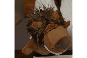 LOMTRATS Marionnettes à Main Mobiles à Bouche Ouverte pour Enfants, Loup, Lion, etc., parfaites pour raconter des Histoires, l'enseignement, l'école Maternelle, Les Cadeaux d'anniversaire