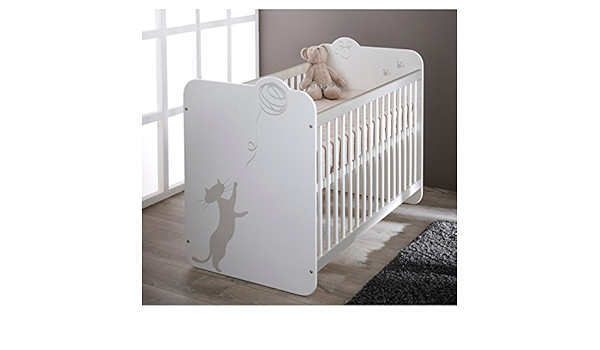 Terre De Nuit Lit Bebe Reglable A Barreaux Chat Amazon Fr Cuisine Maison
