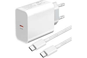 MZBESTCABLE Chargeur Secteur USB C 45W et Cable pour Samsung S24 Ultra/S24 Plus/S23+/S25 Ultra/S23 FE/S22,A54 A25 A34 A53 A33 A23 5G Galaxy Note 20,Z Fold 4 5,Tab S7 S8 S9,Type C Prise de Charge Rapide Adaptateur