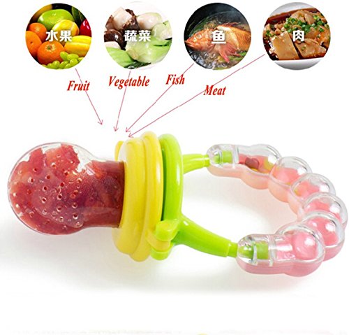 Wishkey Fresh Fruit Vegetables Food Nibbler Cum Rattle Teether RS.209 (65.00% Off) - Amazon