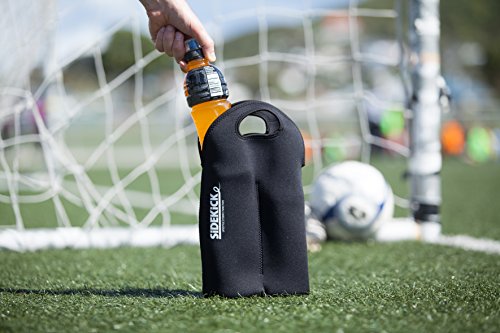 Sidekick WeinflaschenTasche, Flaschenschutzhülle, Flaschenkühler – Schwarz - 5