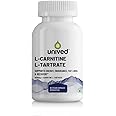 Unived L-Carnitine L-Tartrate 1000mg, Supports use of Fat for Energy, 60 Vegan Caps