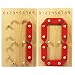 Children's Wooden Set of Two Learn the Digits Game With 7 Wooden Pieces and One Wooden Support Each
