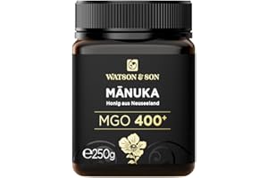 Watson & Son Manuka Honig MGO 400+ 250g | Premium Qualität aus Neuseeland