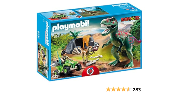 Playmobil 9231 T Rex Avec Explorateur Et Quad Amazon Fr Jeux Et Jouets