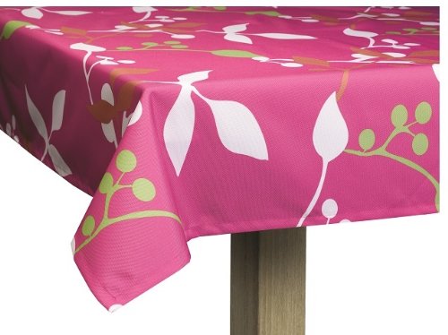 Outdoor Kissen Toffee pink mit Blumen Zierkissen Dekokissen 47cm x 47xcm - 2