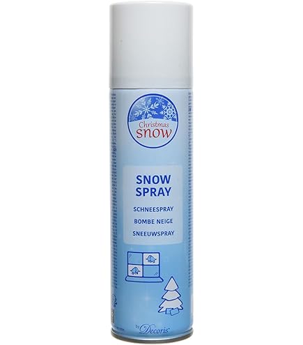 Spray Neige - 150 Ml - Décoration Des Vitres Pour Noël - 10 Doigts