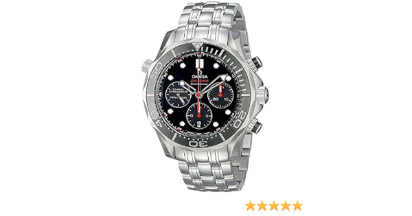 OMEGA Men's 44mm Steel Bracelet \u0026 Case 