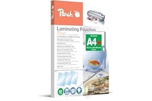 Peach S PP580–21 plastifier A4, 80 mic, brillant, abheftbar, Lot de 100