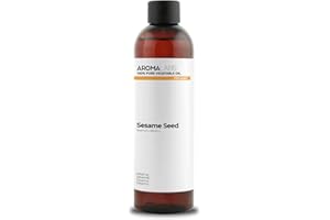 ORGANIC - SESAME SEED Oil - 250mL - 100% Pure, Natural, Cold Pressed and AB Certified - AROMA LABS (French Brand)