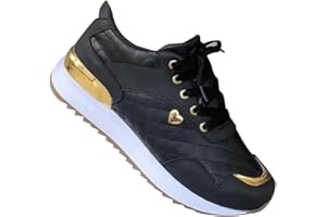 GENERICO Donna Scarpe da Corsa Leggere Ginnastica Casual Sneakers Donna Fitness Traspiranti Lavoro Scarpe Sportive Trail Tennis Palestra Scarpe da Passeggio Running Jogging Basket Scarpe da Ginnastica