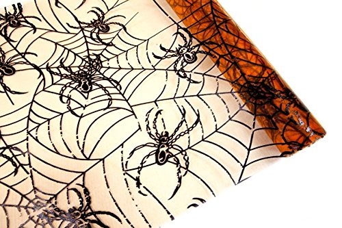 CHEMIN DE TABLE ORGANZA ARAIGNÉE 29CM*5M en ligne CHEMIN DE TABLE ORGANZA ARAIGNÉE 29CM*5M en ligne