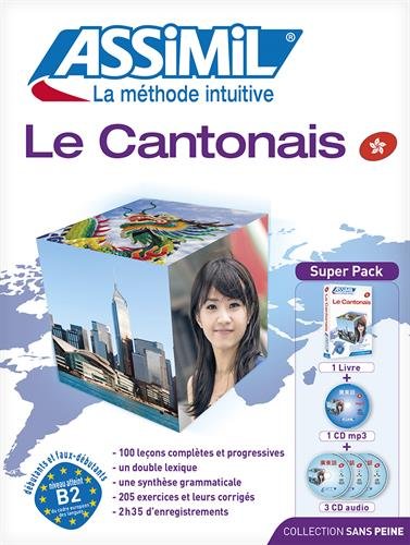 Book's Cover of Superpack cantonais livre4CD audio1CD mp3