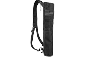 KRATARC Archery Lightweight Back Arrow Quiver Dual Use Foldable Compact Hip Arrows Bag with Molle System Hanged for Target Shooting