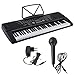 Produktbild fghfhfgjdfj MK-2089 Multi-Function Digital Piano Electronic Organ with Microphone Bracket Musical Equipment Teaching-Type Tool EU Plug