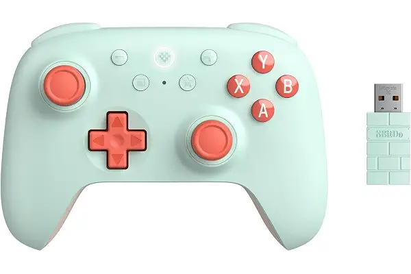 8Bitdo Ultimate 2C Wireless Controller for Windows PC and Android, with 1000Hz Polling Rate, Hall Effect Joysticks and Hall Triggers, and Remappable L4/R4 Bumpers (Mint)