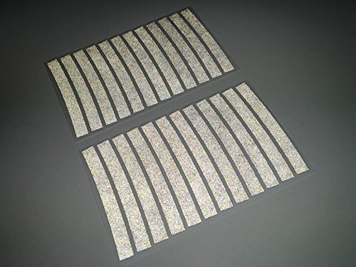 Reflektierende Reflex-Aufkleber 7mm schwarz - 5