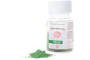 Past Kolor - Colorante en Polvo Chocopowder - Colorante Comestible para Chocolate - Ideal para Repostería, Decoración de Pasteles y Tartas - 10 G (VERDE MUSGO)