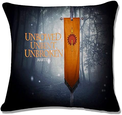 Unbroken Printed Cotton Linen Decorative Throw Pillow Case Sofa Home Decor Cushion Cover