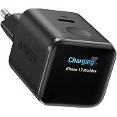 Anker Nano USB-C Şarj Cihazı, 45W, Hızlı Şarj &Ouml;zelliği, 1 USB-C Bağlantı Noktası, Kablo Dahil Değil, Siyah - A121D