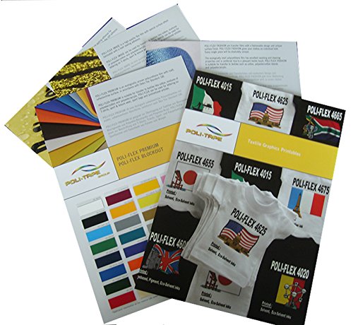 PolyFlex Premium T-Shirt Folien in verschiedenen Farben 1m (Länge) x 50cm (Breite)| Flexfolie zum T-Shirt bedrucken weiß