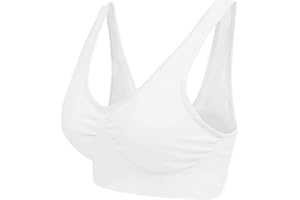 Boolavard Soutien-Gorge Confort Seamless - Soutien Bustier - Soutien-Gorge Sport et Sport, Sporttop, Seamless