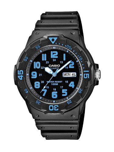 Casio Herren-Armbanduhr XL Collection Analog Quarz Resin MRW-200H-2BVEF Casio Herren-Armbanduhr XL Collection Analog Quarz Resin MRW-200H-2BVEF