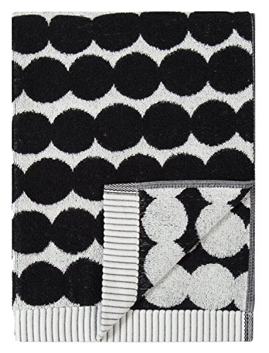 Preisvergleich Produktbild Marimekko Räsymatto Handtuch 50 x 100 cm, schwarz